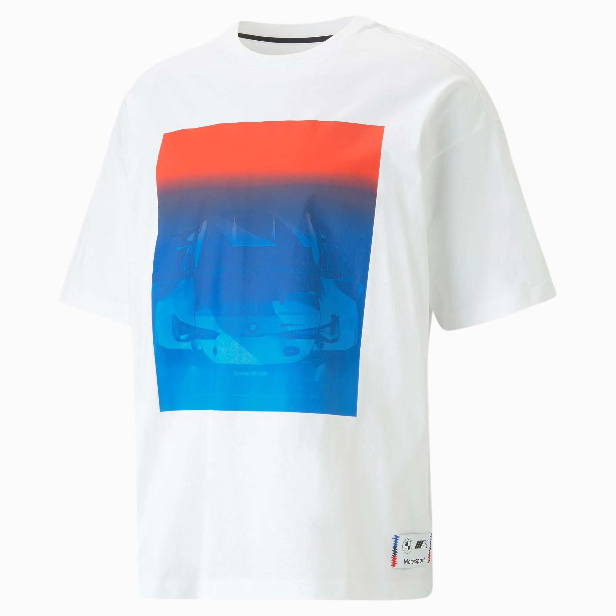 Puma BMW M4 GTS Motorsport Puma Men's Road Trip T-Shirt - White