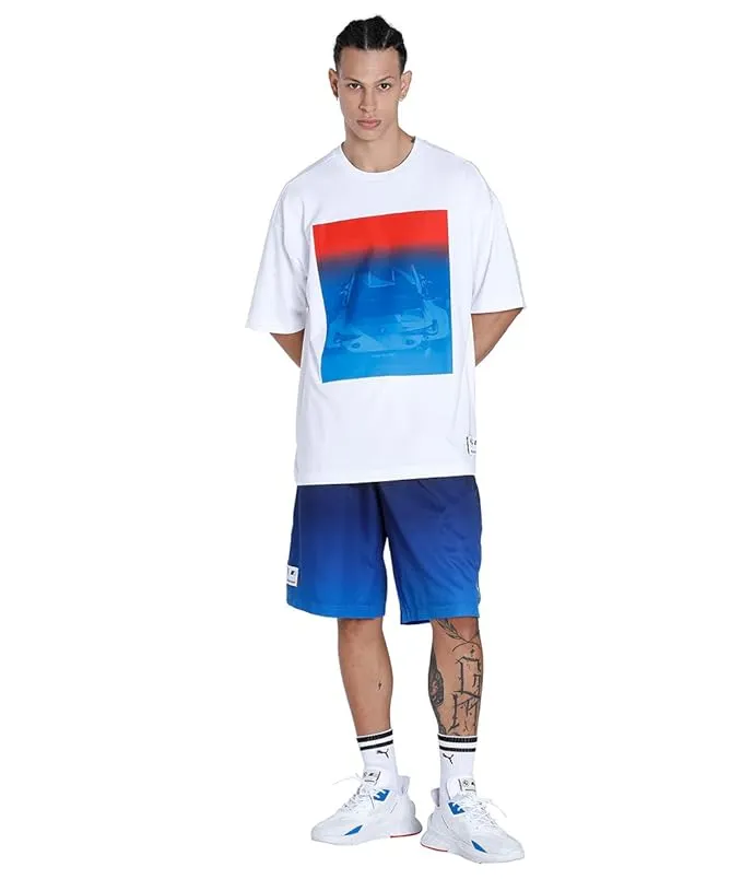 Puma BMW M4 GTS Motorsport Puma Men's Road Trip T-Shirt - White