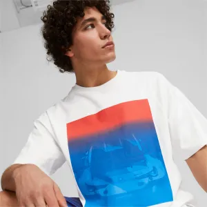 Puma BMW M4 GTS Motorsport Puma Men's Road Trip T-Shirt - White