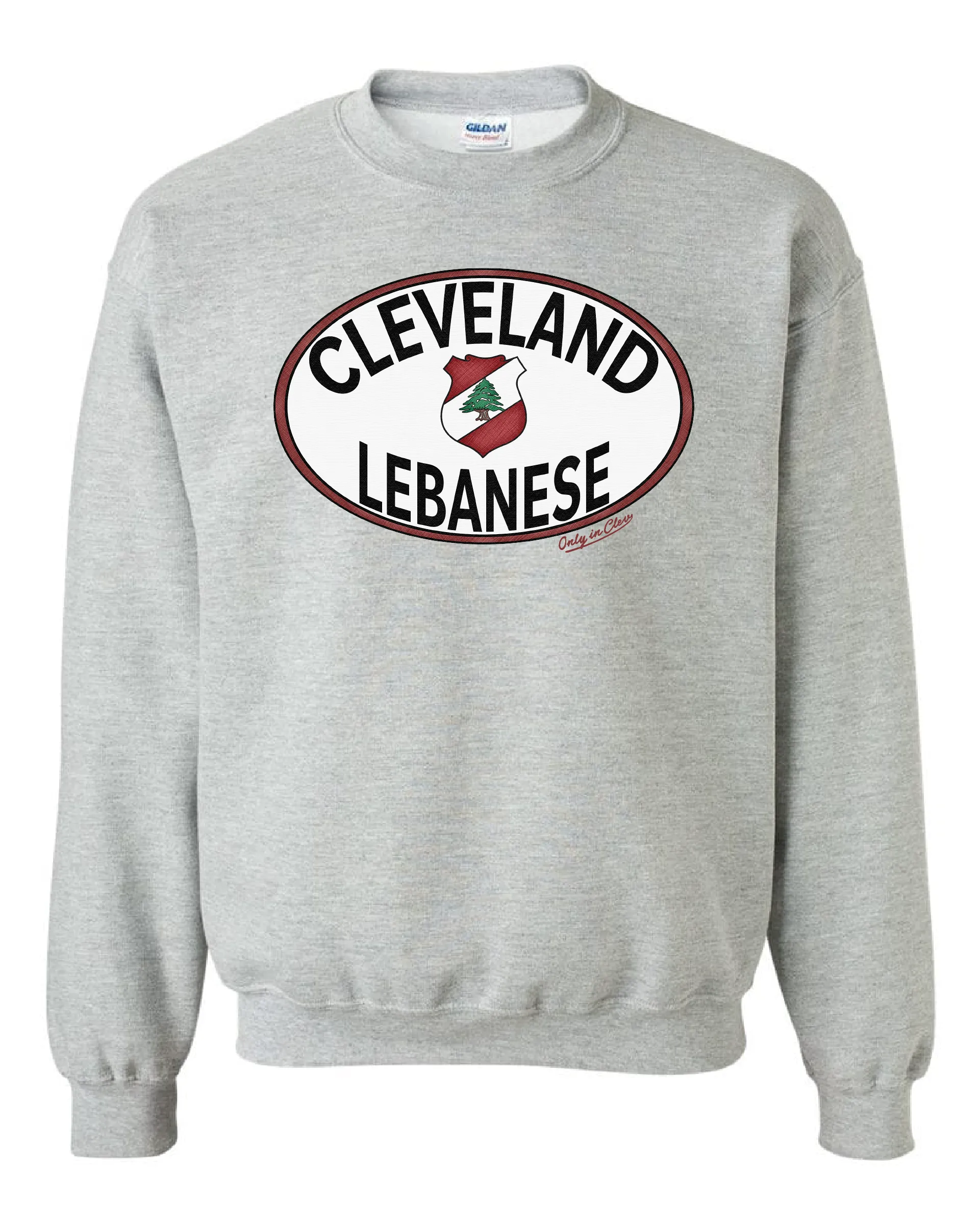 "Cleveland Lebanese" Design on Gray