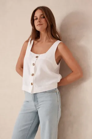Square Neck Shell Top