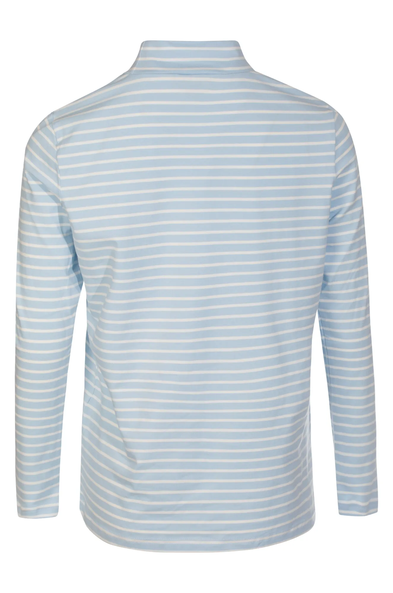 Stripe Turtle neck Top | Sky Ivory | 6562ZZ