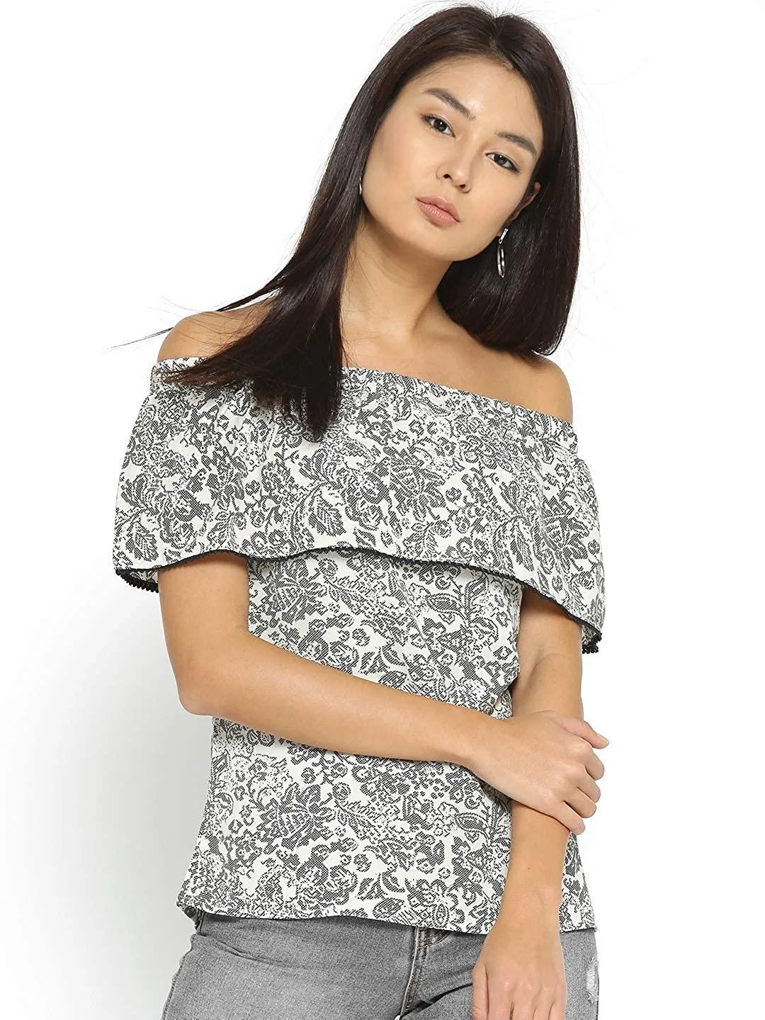 Style Quotient Womens Floral Print Regular Tops