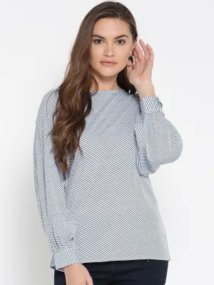 Style Quotient Womens Horizontal Stripes Tops