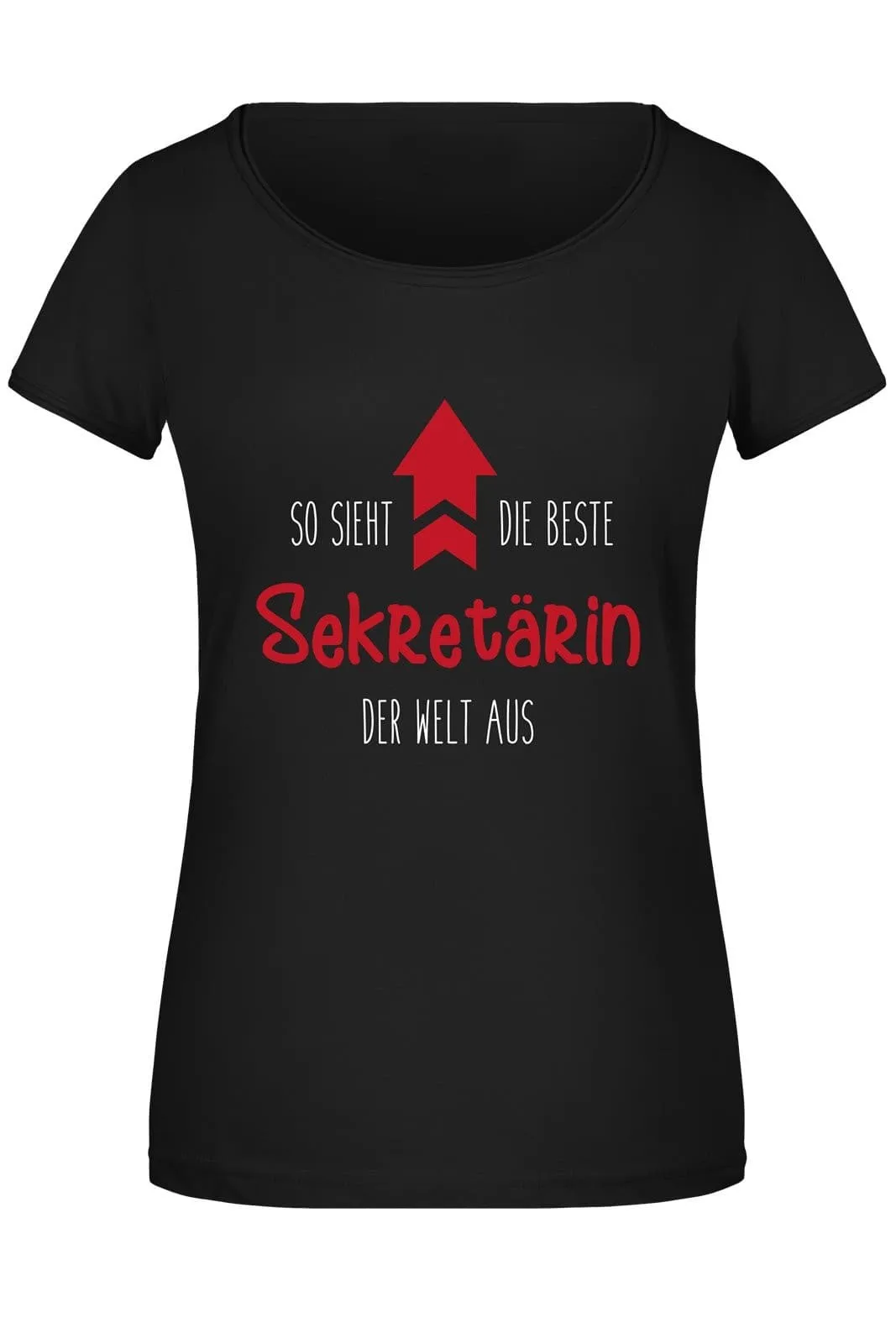 T-Shirt Damen - So sieht die beste Sekretärin der Welt aus