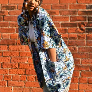 The Gazani Wax Print Robe