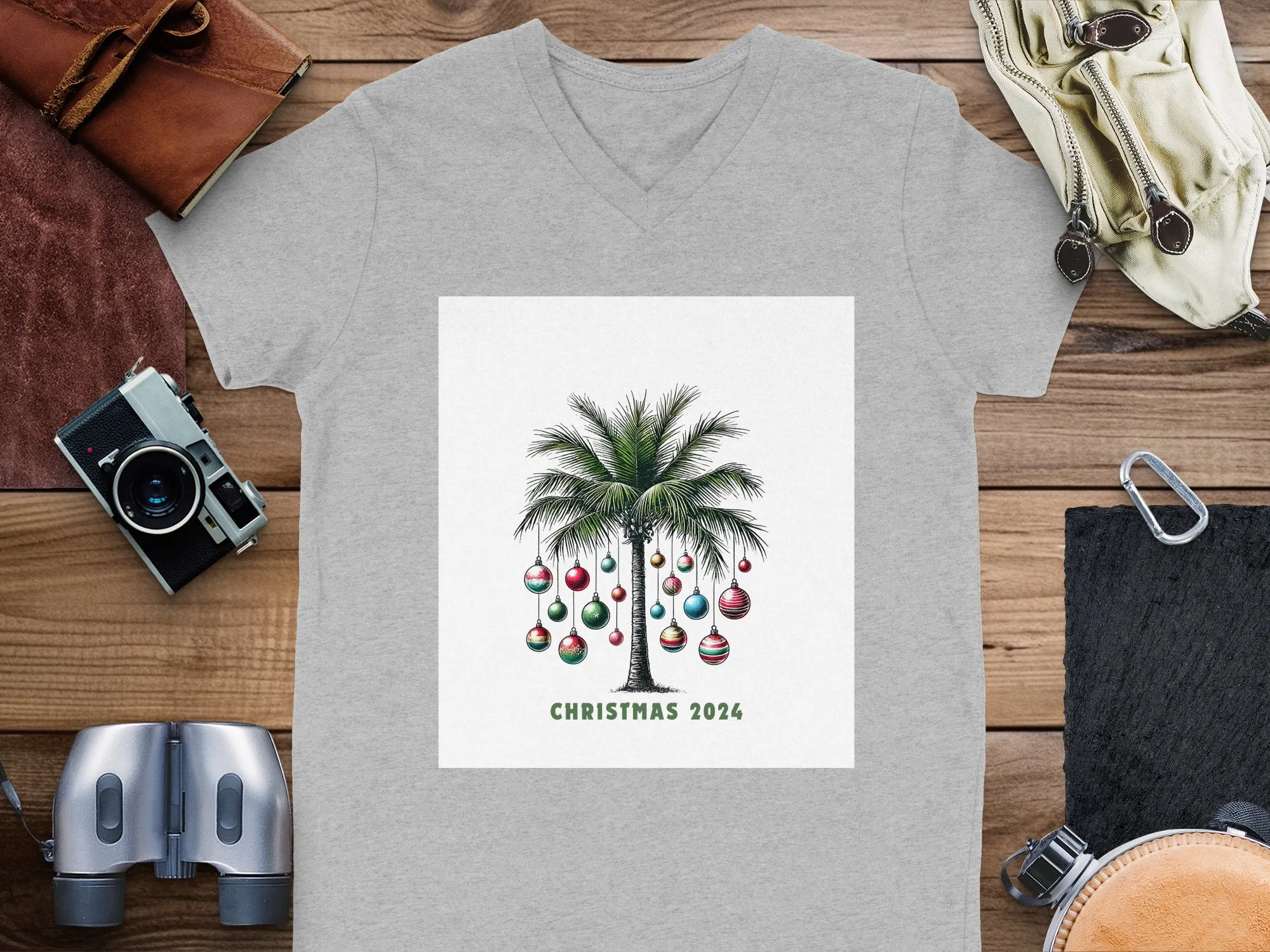 Tropical Christmas 2024 Palm Tree Festive T-Shirts