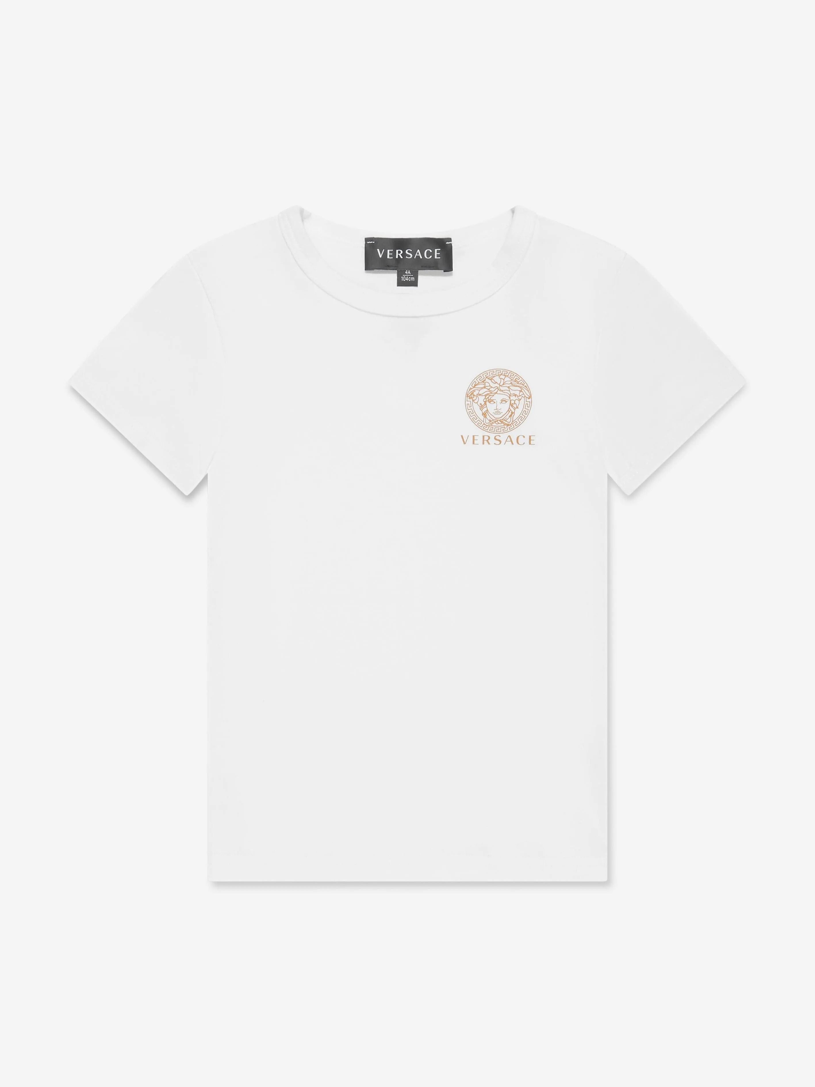 Versace Boys Logo T-Shirt Set (2 Pack) in Blue
