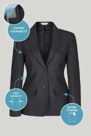 WMG ACADEMY GIRLS SUIT JACKET - GREY